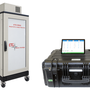 ETG 9500 anesthetic gas monitors: multipoint cabinet and portable analyzer
