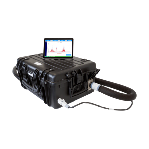 ETG 9500 FTIR P portable multi-gas FTIR analyzer in rugged case with remote tablet