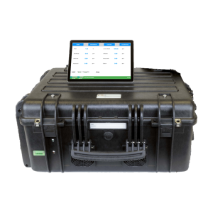 ETG 9500 P Anesthetic Gases Monitor portable anesthetic gas analyzer with tablet in rugged case